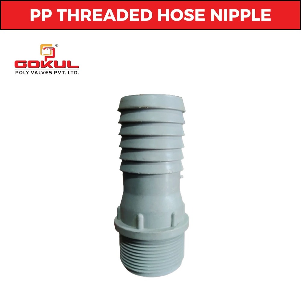 Pp Hose Nipple - Application: Industrial & Water Line