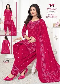 Mishri Super Bandhej Vol-03  Dress Material