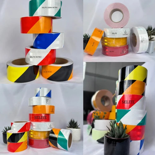 Zebra Retro Reflective Tape Orafol Oralite, 3M, Avery, E21, E13, E9, China - Color: Yellow
