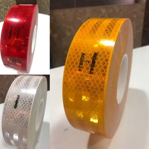 3M Orafol Retro Reflective Tape Ais 090 Ais 089 Red White Yellow 2Inch X 50M - Length: 50 Meter (M)