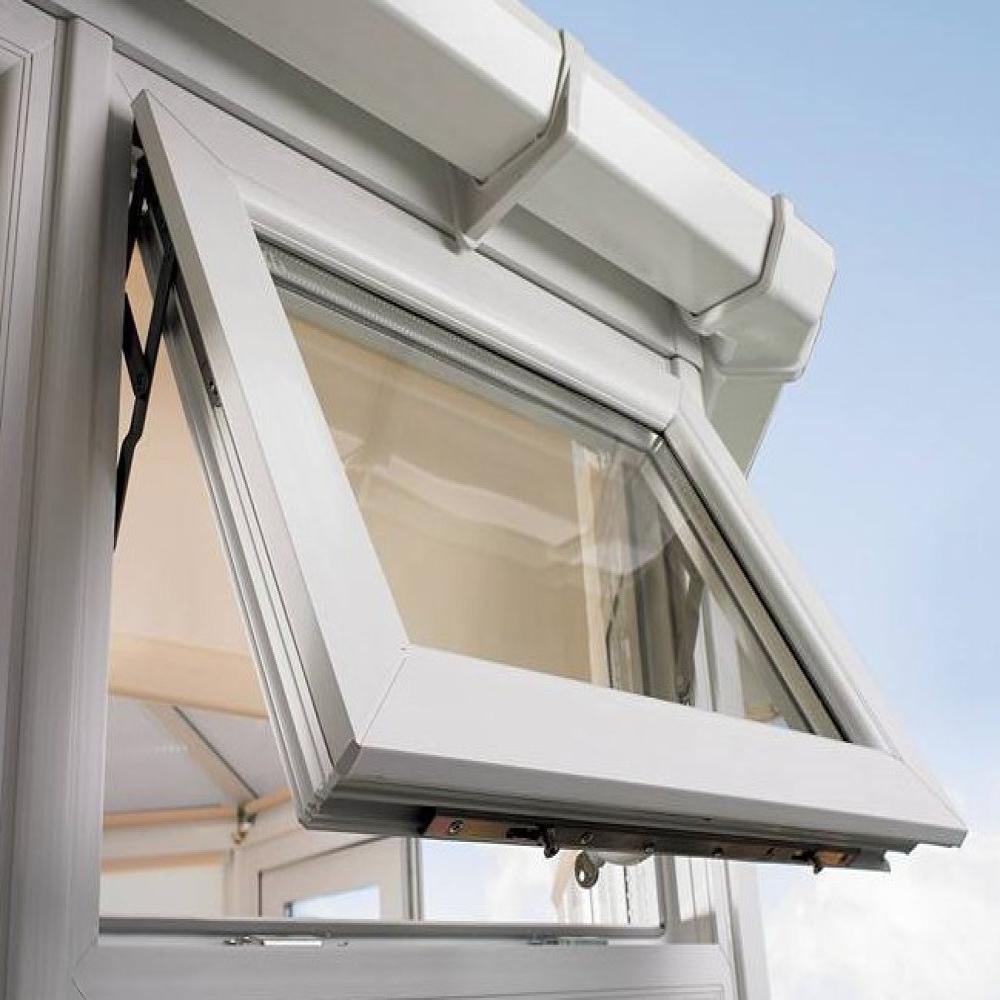 Top Hung Upvc Window - Color: Grey