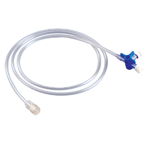 3-Way Stop Cock With Extension Line - Application: Hospital