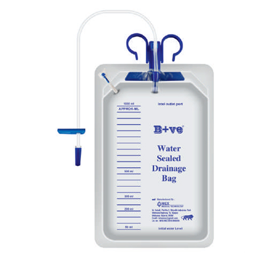 Under Water Seal Drainage Bag - Color: Transparent