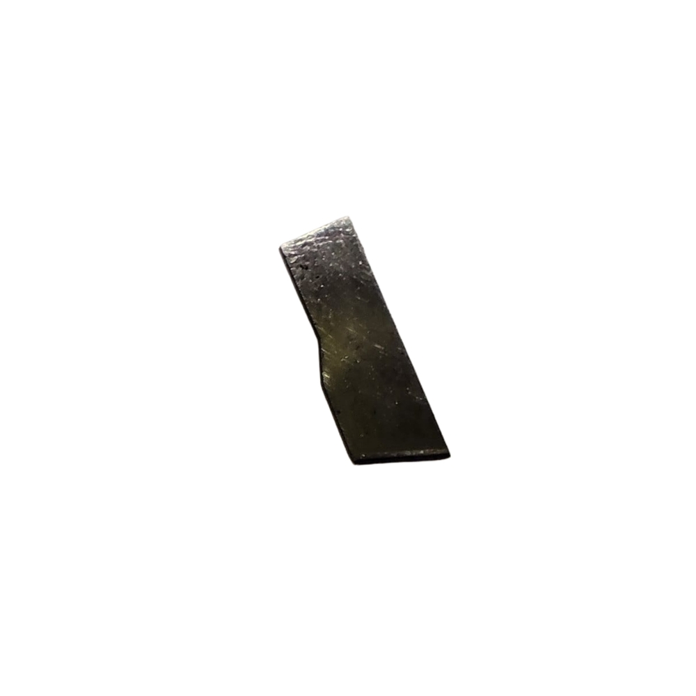 Perfecta 2044 Knife - Alloy Steel, Customized Size, Gray Color | High-Precision Component for Teabag Packing Machines, Polished Finish, Coated for Enhanced Durability