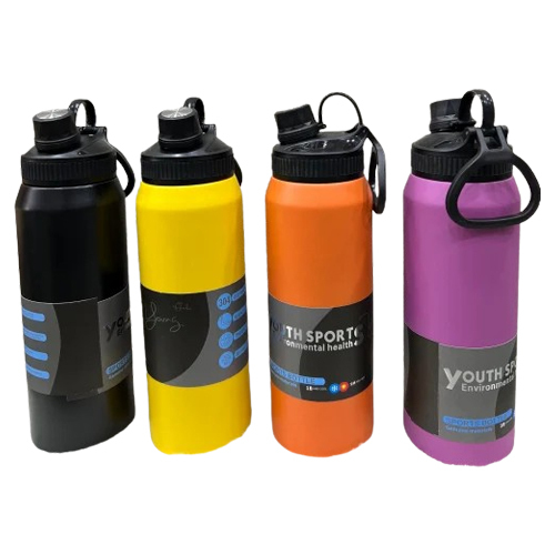 800 Ml Stainless Steel Water Bottle - Color: Multicolor