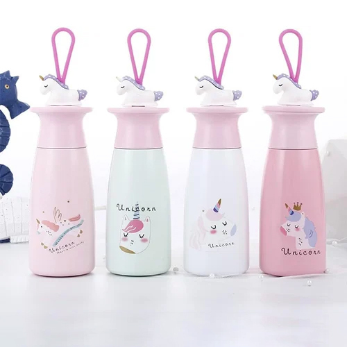 Fancy Stainless Steel Water Bottle - Capacity: 300 Milliliter (Ml)