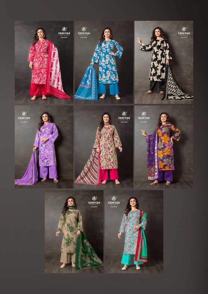 Deeptex Aalia Afreen Vol-02  Karachi Dress Material