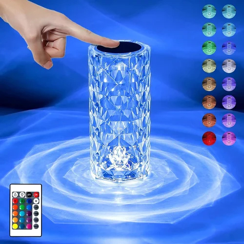 Led Touch Lamp - Color: Transparent