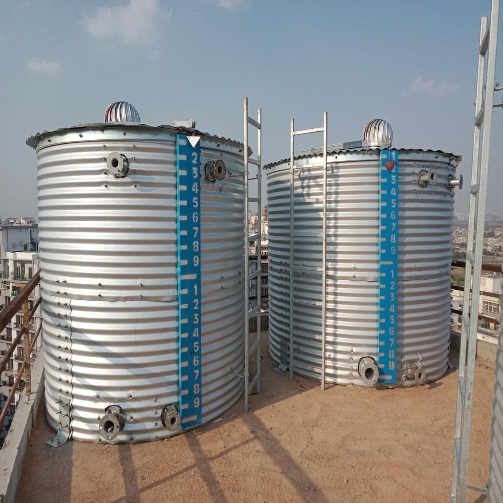 Zincalume Overhead Water Tank