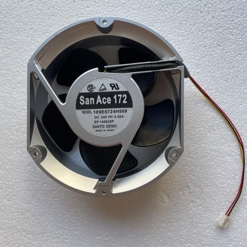 109E5724H509 24V 0.58A 172 * 150 * 51MM Fan 6 Month Warranty