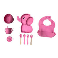 Baby Feeding Set - Color: Pink