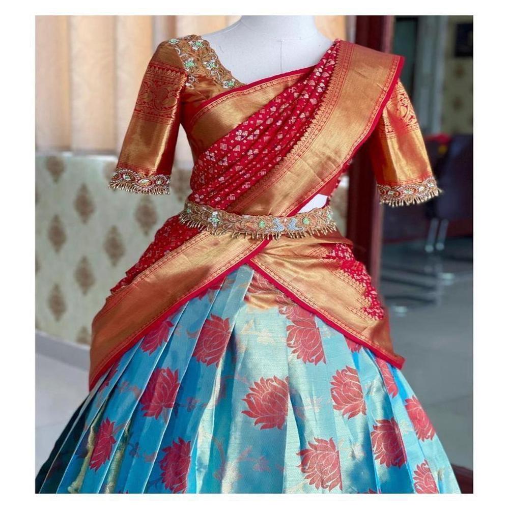 Kanjivaram Style Lehenga