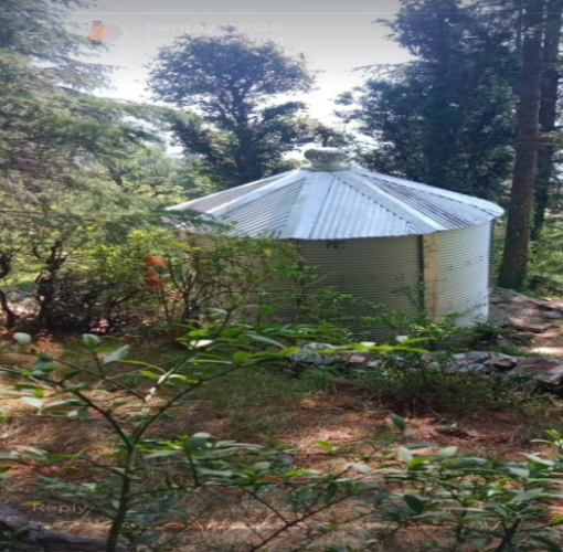 Zinc Aluminium Conical Water Storage Tank - Color: Silver