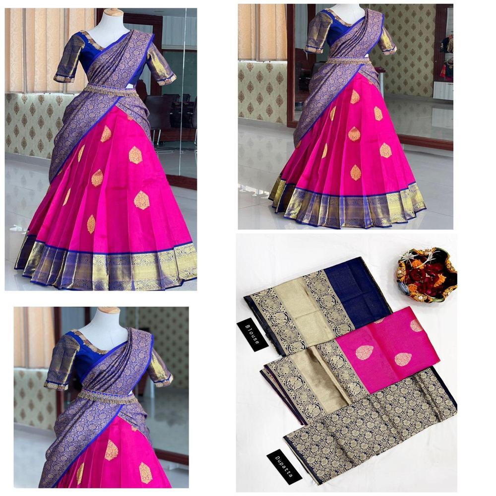 Designer Kanjivaram Style Lehenga