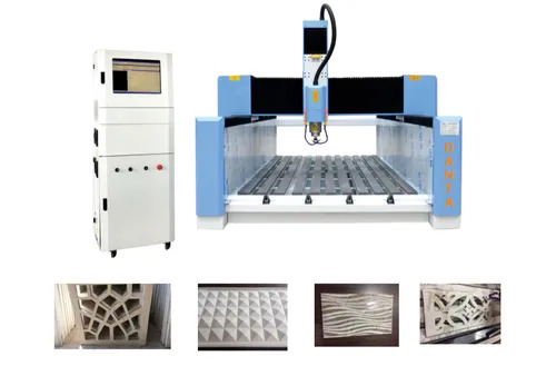 Dts-1325 Stone Cnc Router, 5.5 Kw - Color: White