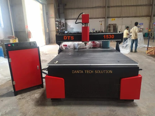 Cnc Wood Cutting Machine - Color: Black