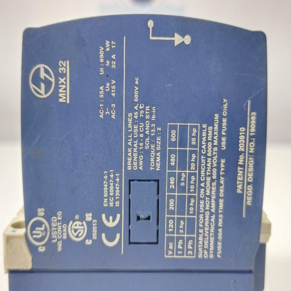 L&T MNX32 MAGNETIC CONTACTOR
