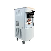 SOFTY ICE CREAM MACHINE WITHOUT TOPPING 2+1 WHITE (YKF 9238)