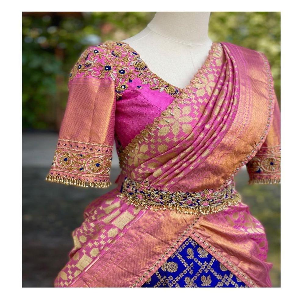 DESIGNER KANJIVARAM STYLE LEHENGA