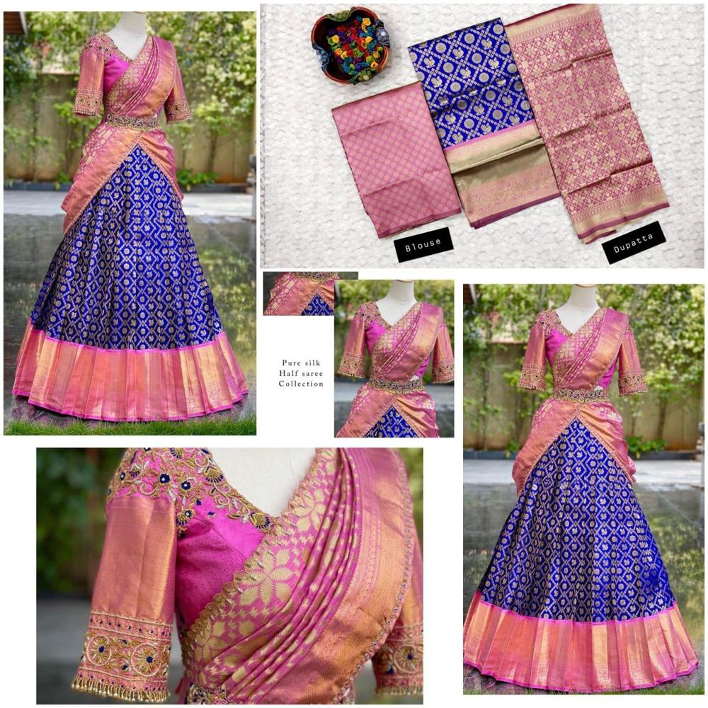 DESIGNER KANJIVARAM STYLE LEHENGA