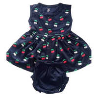 Printed Baby Party Wear Dress