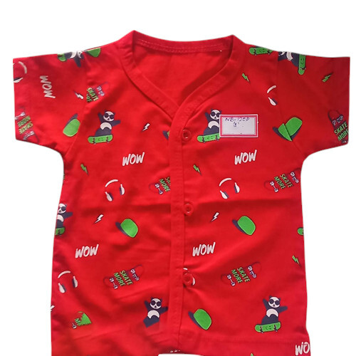 Nb-120D New Born Baby T-Shirt - Color: Red