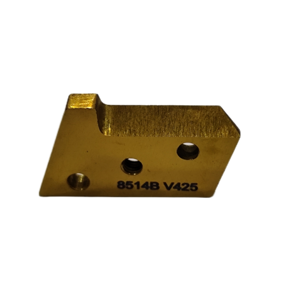 Perfecta 8514b Upper Thread Cutter - Alloy Steel, Customized Size, Golden Color, Polished Finish, Coated Surface Treatment | Precision Cutting Tool For Teabag Packaging