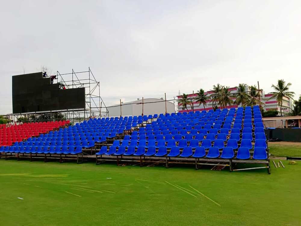 Retractable Telescopic Seating Chair - Color: Various Available