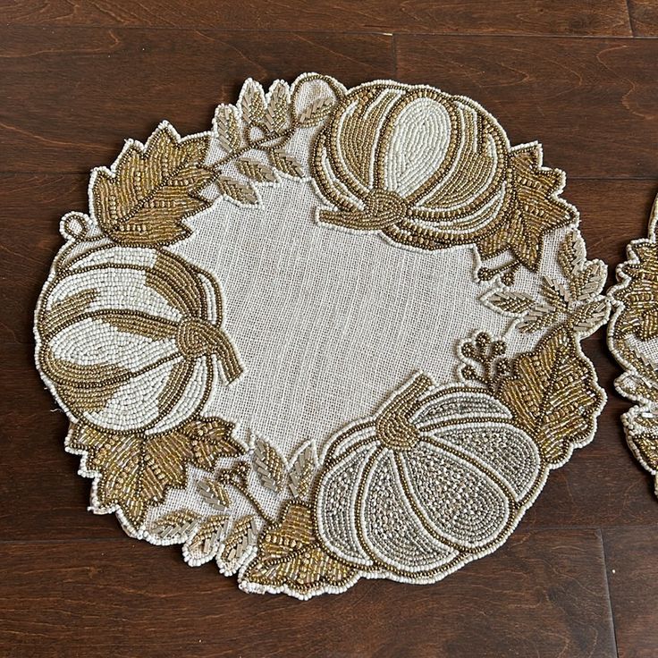 Bp07 (Beaded Placemat) - Color: Brown