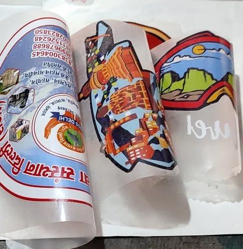 Dtf Heat Transfer Sticker - Color: Multicolor