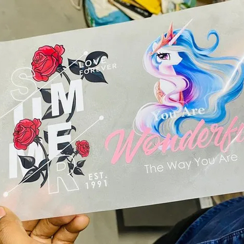 Cartoon Heat Transfer Stickers - Color: Multicolor
