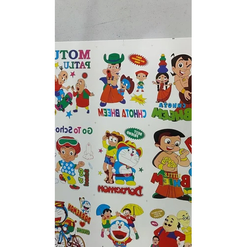 Offset Heat Transfer Stickers - Color: Multicolor