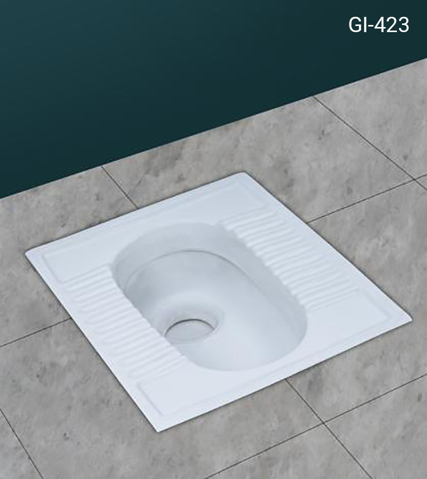 Porcelain squatting toilet