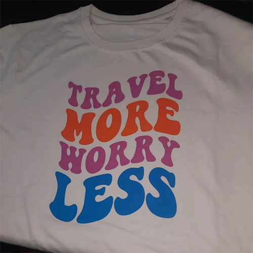 T-Shirt Printing Sticker - Color: Multicolor