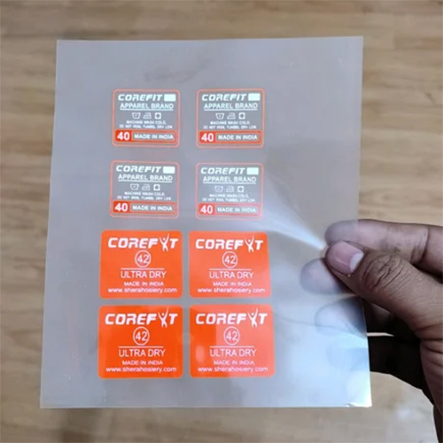 Nackless Transfer Lable - Color: Multicolor