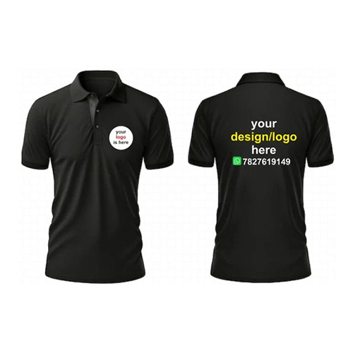 Promotional Polo T Shirts - Color: Black