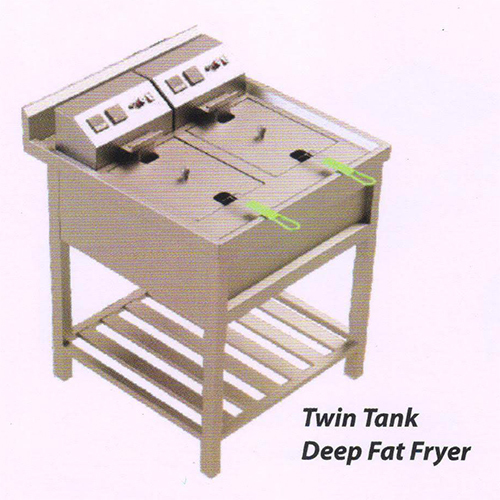 ट्विन टैंक डीप फैट फ्रायर
