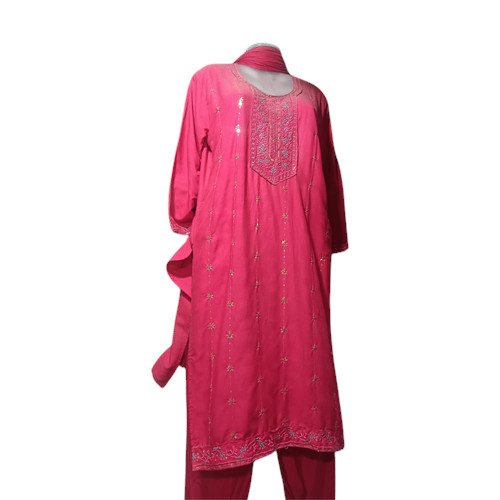 Three Piece Kurti - Color: Red