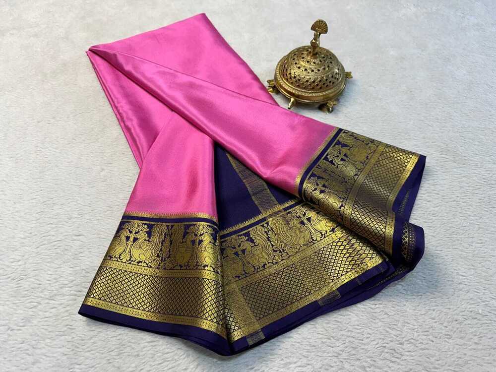 Heavy Silk Saree - Bust Size: 44 Inch (In)