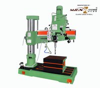 45mm All Geared Auto Feed Radial Drilling Machine - Cast Iron & Steel, 2000x900x2500 Mm, Green & Silver | 8 Spindle Speeds, 350-1460 Mm Radius, Adjustable Arm