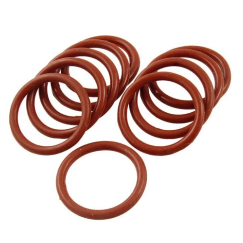2Mm Silicon O Rings - Color: Red