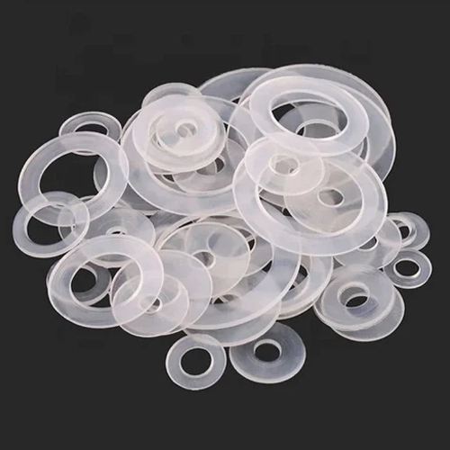 30Mm Silicone Rubber Washer - Color: White