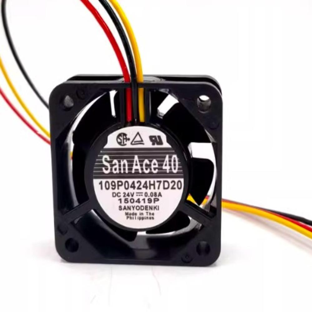 Sanyo 12V 48V DC24V 0.08A EC AC 4CM 4015 40X40X15MM Fanuc Equipment 109P0424H7D20 Cooling Fan