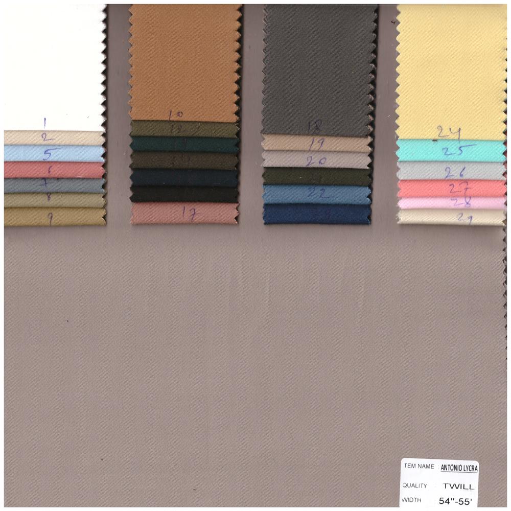 twill lycar with pich finish