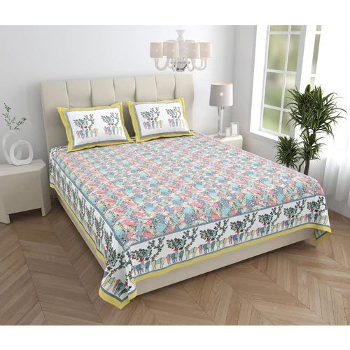 Handwoven Summer Collection Cotton Bedsheet
