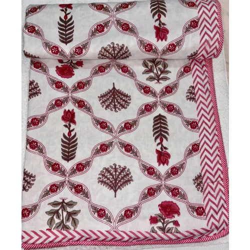 Double Abstract Cotton AC Dohar Set