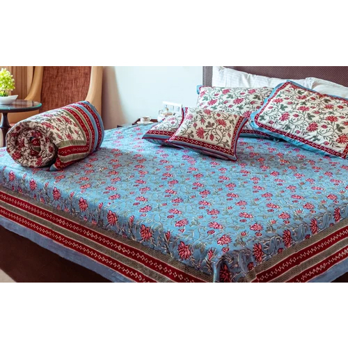 200Gsm Printed Double Quilt Bedding Set - Feature: Washable