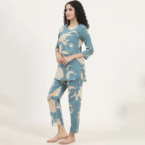 Ladies Malmal Night Suits