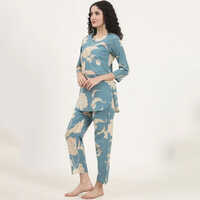 Ladies Malmal Night Suits