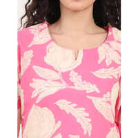 Ladies Malmal Printed Night Suits